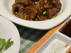 毛豆烧茄子-玉桥餐厅(天坛店)