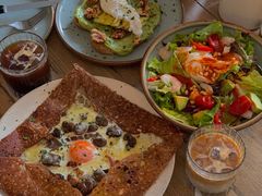 鸡蛋蘑菇熏肉荞麦可丽饼-RAC BAR(安福路店)