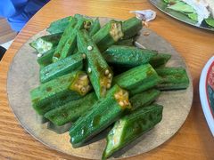 白灼秋葵-绿柠食堂(北外滩店)