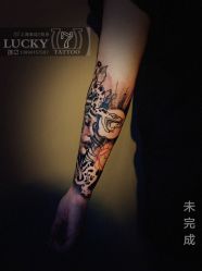 -幸运7纹身刺青Lucky7tattoo