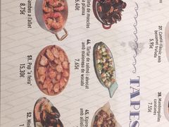 菜单-Tapa Tapa