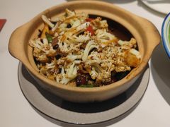 啫啫花菜-花腩清汤牛腩