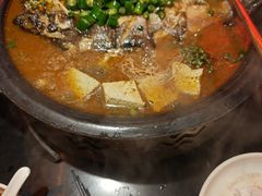 鲜青椒香香香菜烤鱼-探鱼·鲜青椒爽麻烤鱼(广州欣荣广场店)