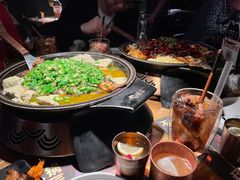 翡翠青椒烤黔鱼-烤匠麻辣烤鱼(环球中心店)