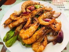 油焖大虾-名超海鲜烧烤大排档