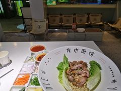 现烤鸡扒拌面-友达面馆(广州总店)