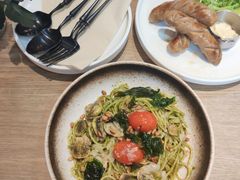 自制罗勒酱蘑菇意粉-Maxpoint Kitchen 西餐咖啡(乐峰广场店)