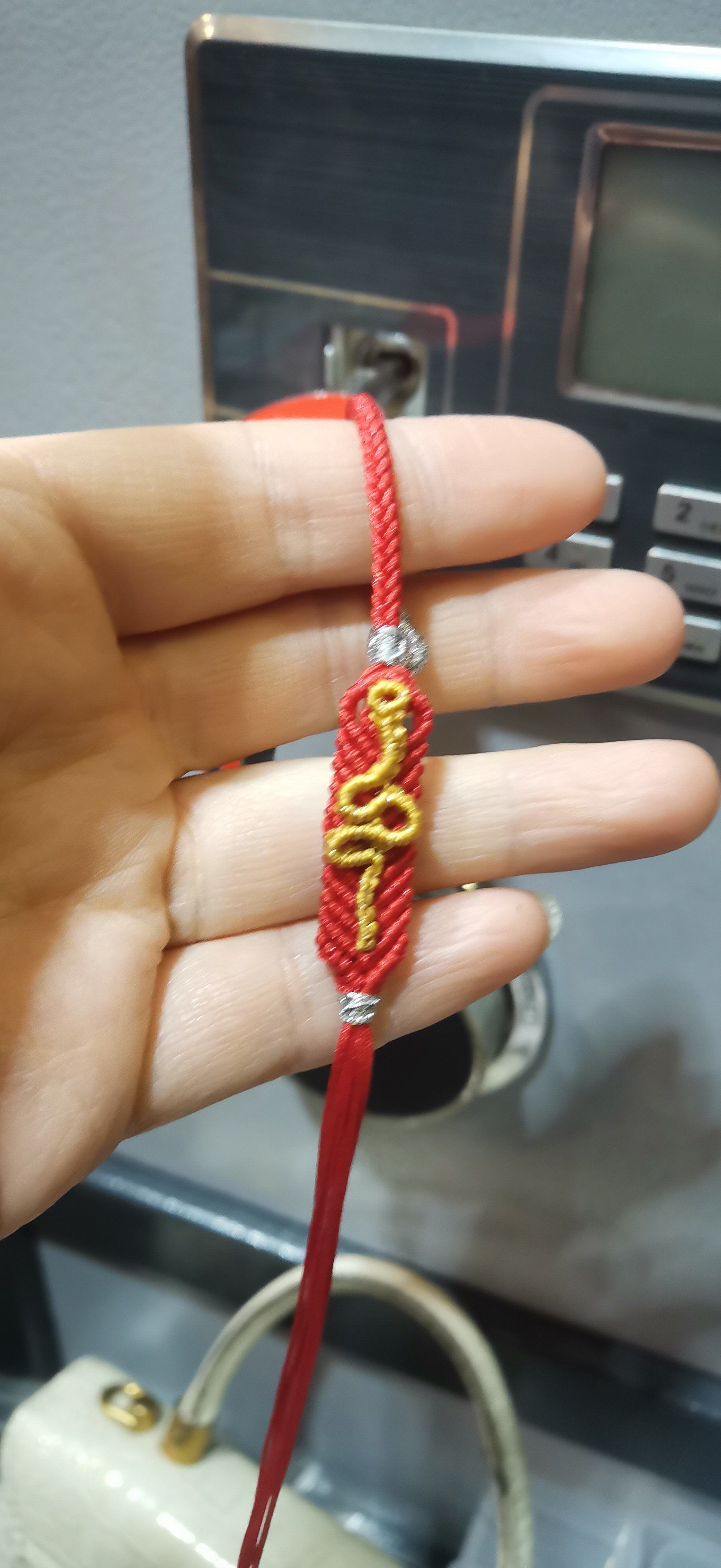 手工编织手链真心赞