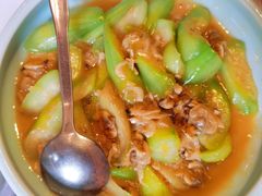 虾皮蛤肉烩广东胜瓜-上海老站(徐家汇店)