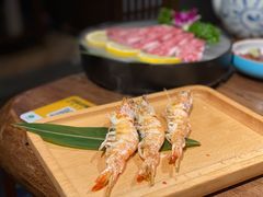 盐烤大虾-明洞阿姨·韩式酱蟹烤肉·创意料理(三元桥店)