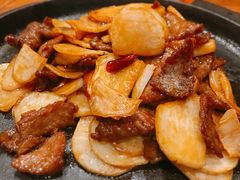 恰玛菇炒牛肉-阿罗新疆菜(人民广场店)