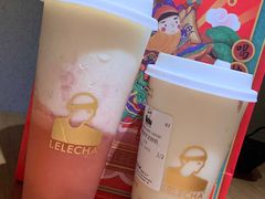 桃子草莓酪酪-LELECHA乐乐茶(月星环球港店)
