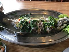 柠檬汁蒸鱼-Wang Sai Seafood