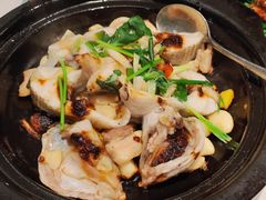 古法花腩葱油焗鲈鱼-常来小聚·广州非遗传承餐厅(高德置地店)