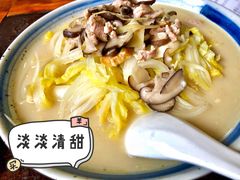 上汤肉丝娃娃菜-上楼私房菜(院士路店)