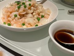 鸡头米百合炒虾仁-玫瑰厅上海菜(兴国路店)
