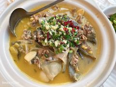 酸菜焖甲鱼-江南村酒家