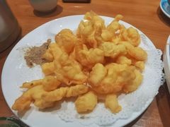 炸虾仁-晚归月亮湾私家菜(临邑路店)