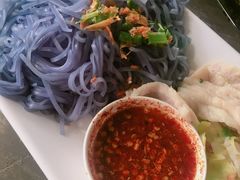 -蝶豆花蓝面条