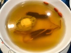 羊肚菌炖鲜鲍-麟1929(外滩店)