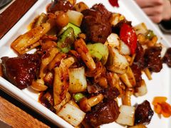 山菌葱爆雪花牛肉-尚一汤·粤菜海鲜(环球港店)