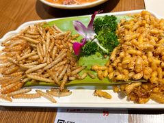 炸蜂蛹-金孔雀德宏傣味餐馆(魏公村店)