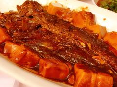 红烧豆腐烩小黄鱼-玲珑餐厅(陕西南路店)