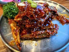 -明洞阿姨·韩式酱蟹烤肉·创意料理(三元桥店)