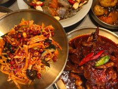 -草家酱蟹炭火烤肉店(珲春南路一店)