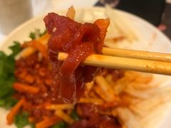 生拌牛肉-崔英子朝韩民俗风味烤肉烤串城(大东店)