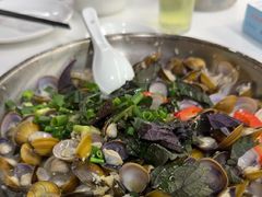 蒜蓉紫苏炒西江蚬-八仔大富楼·河鲜(西江店)