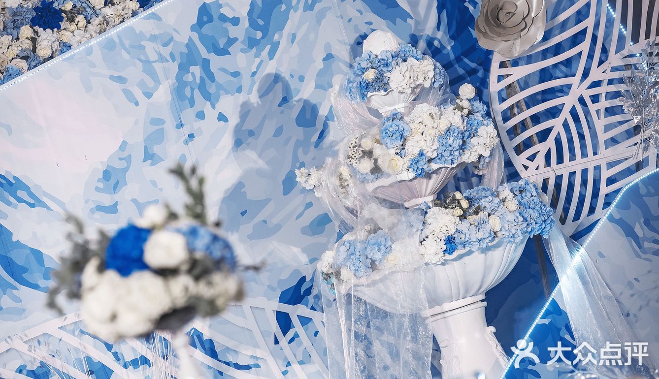 性价比超高的蓝色治愈婚礼✨｜天津婚礼