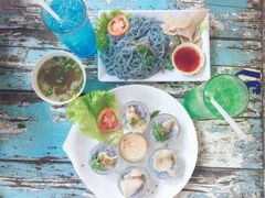 -蝶豆花蓝面条