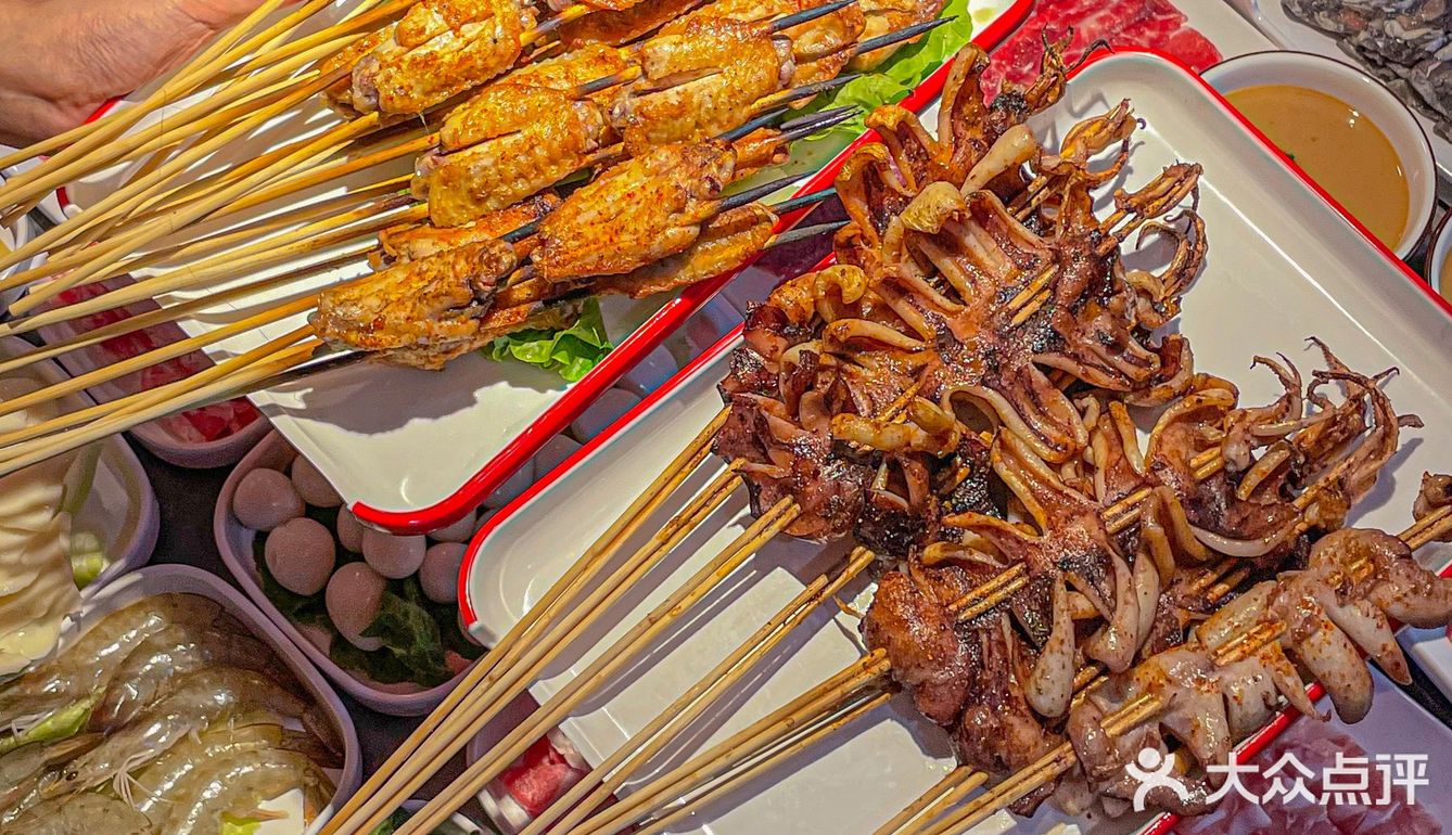 杭州首家铜锅涮肉烧烤【自助】餐厅 都给我拼命吃❗️❗️