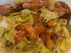 虾脑娃娃菜-开海·红岛海鲜虾水饺(石老人店)
