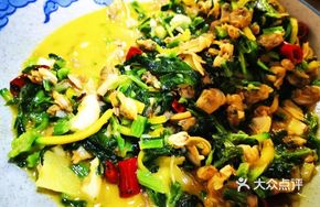 Snow Cabbage and Clam Stir-fry