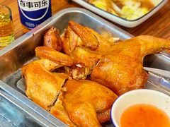 白灼娃娃菜-大岗仙庙烧鸡(汕头总店)