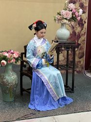 -后宫·古装汉服京剧儿童亲子全家福摄影