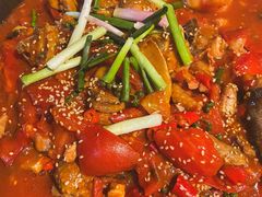 -贵州辣子鸡番茄鸡