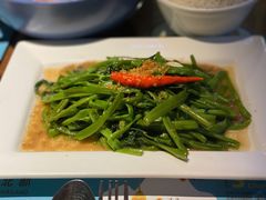 秘制虾酱炒空心菜-帕蓝·暹罗料理(曲阳店)