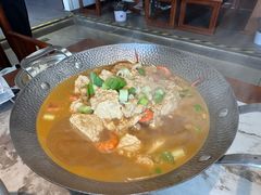 豆腐配虾-小乡小镇·传承桐庐土菜·老板亲自烧的菜