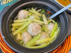 蒲菜肉圆-武庄主特色炒鸡(周恩来纪念馆店)