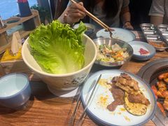 -明洞阿姨·韩式酱蟹烤肉·创意料理(三元桥店)