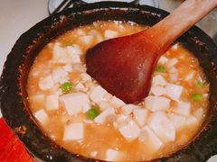 石锅鸡汤豆腐-绿茶餐厅(光谷世界城步行街店)