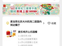 -麦当劳(北京大兴机场二层国内到达(安检外)店)