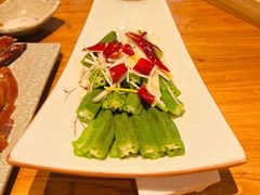 葱油秋葵-新興传承烤鸭