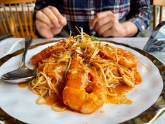 鲜虾浓汁天使面-The Rug Cafe(王府中环店)