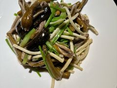 茭白炒现划鳝丝-玫瑰厅上海菜(兴国路店)