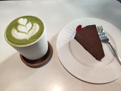 抹茶拿铁-双风车咖啡馆 Twin Windmills(六道口店)