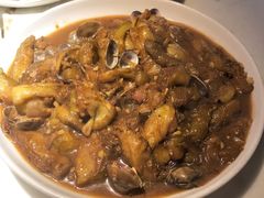 茄子炖蚬子-日丰园海肠水饺·老字号大连海鲜(和平广场店)